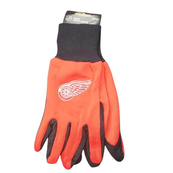 Detroit Red Wings Sport Utility Gloves - Perfect for Fans! - Picture 1 of 2